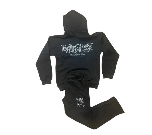 RejectedX Black Zipper Track suit
