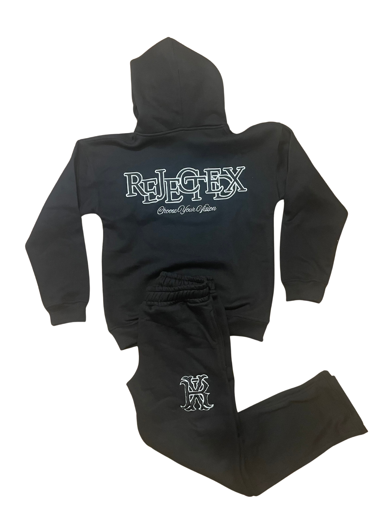 RejectedX Black Zipper Track suit
