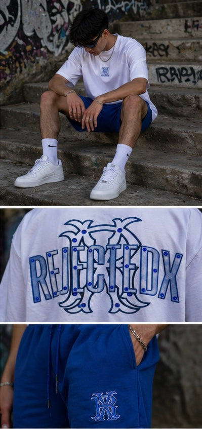 Blue Men's short Set