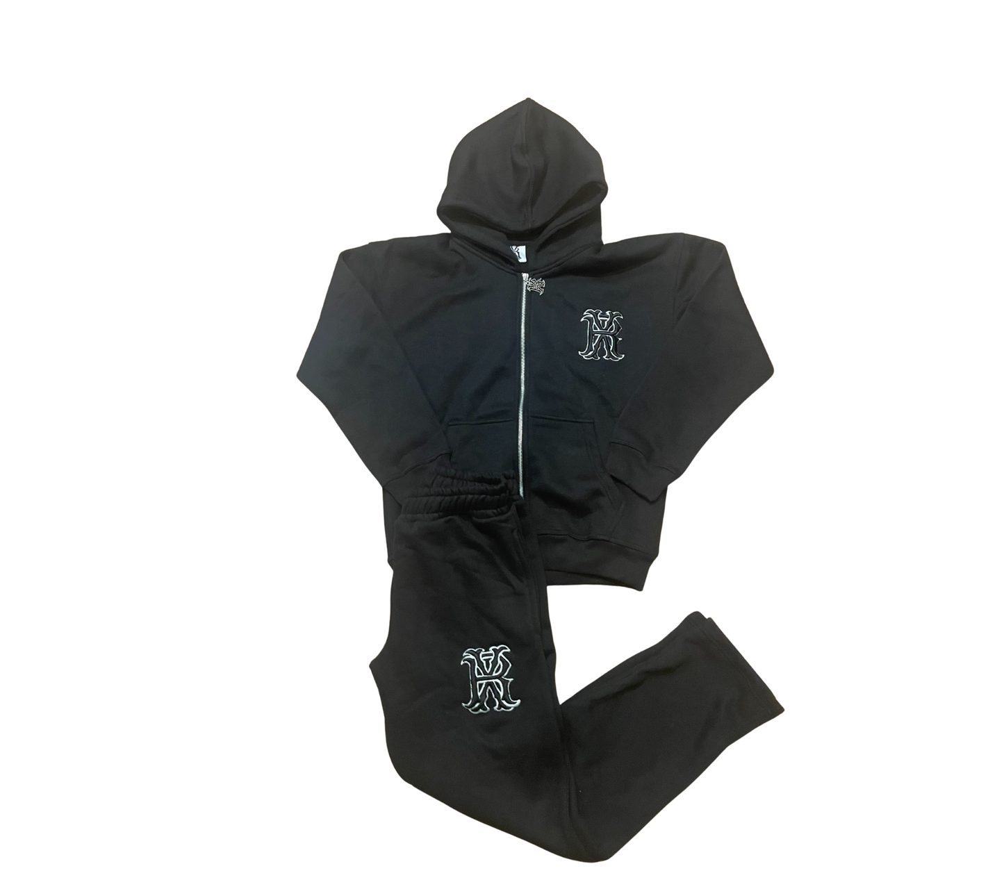 RejectedX Black Zipper Track suit