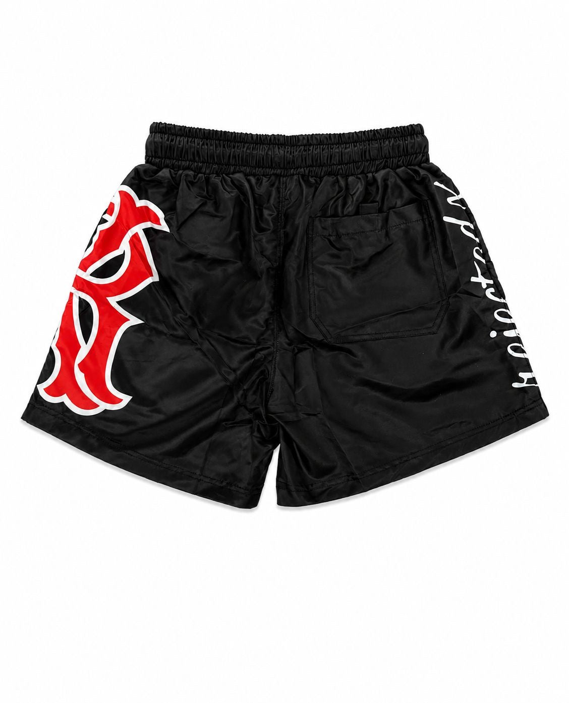 Men's long-sleeved hoodie shirt set with UPF 50+ protection and swim trunks.