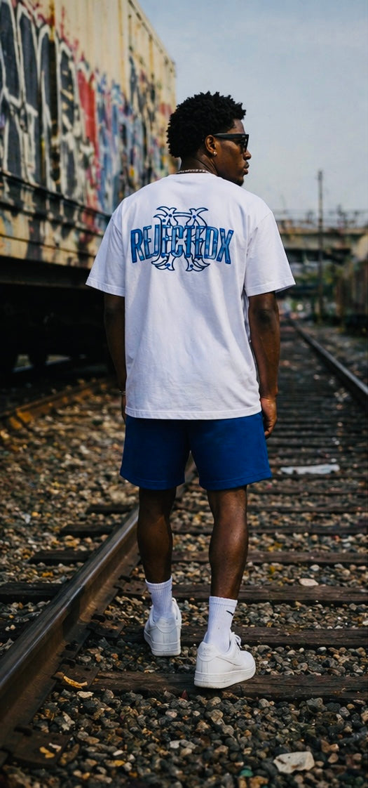 Blue Men's short Set