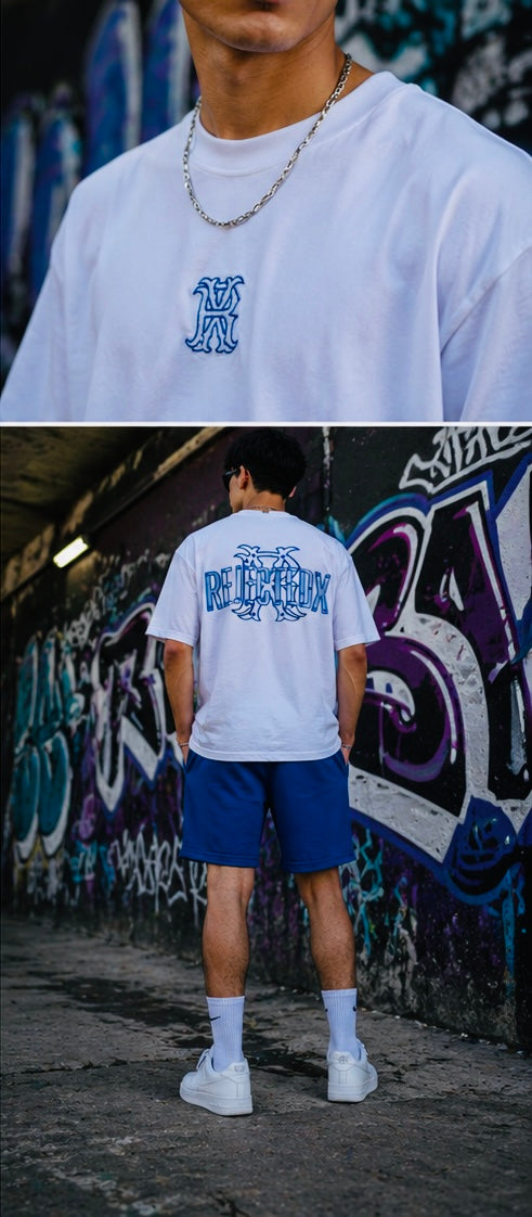 Blue Men's short Set
