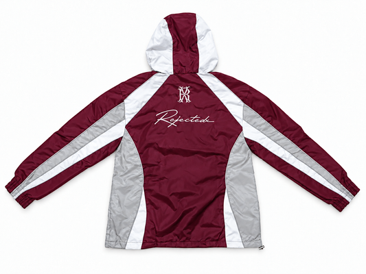 Rejectedx Nylon Tracksuit — Burgundy (Limited Edition)