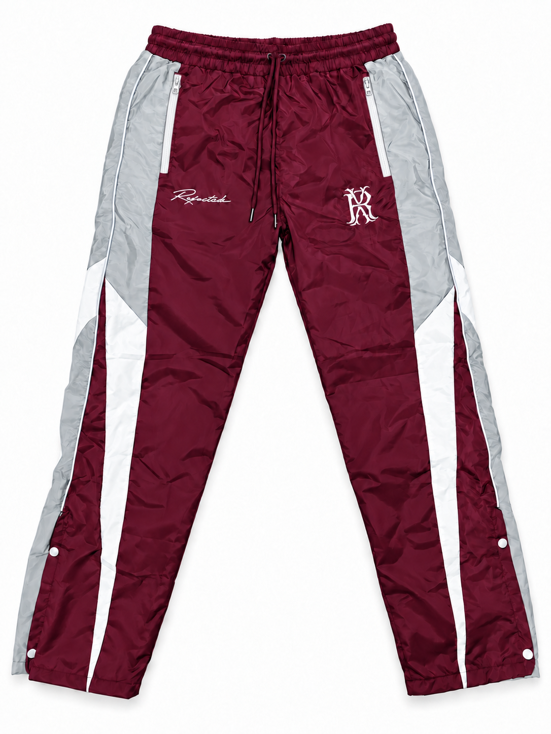 Rejectedx Nylon Tracksuit — Burgundy (Limited Edition)