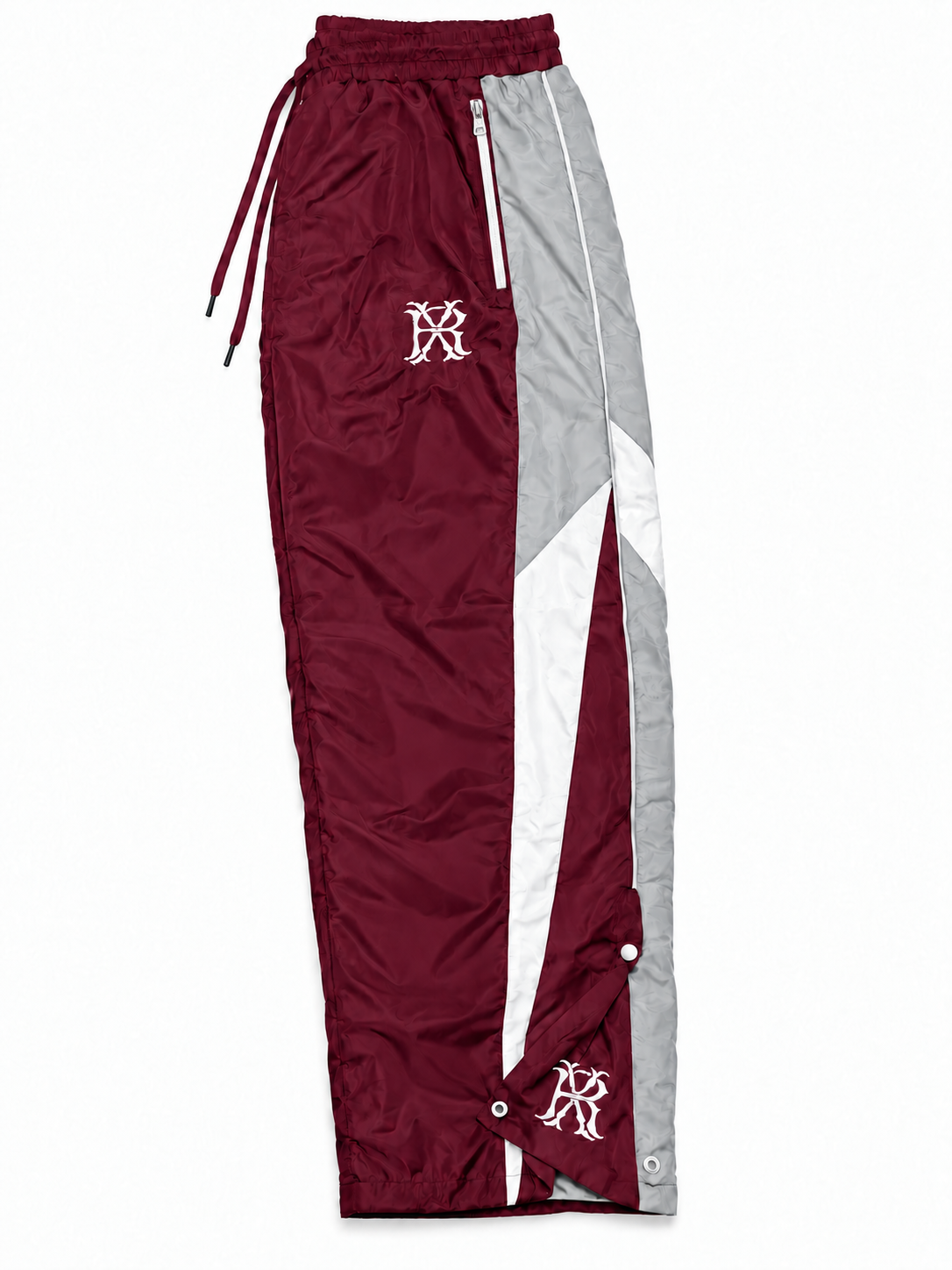 Rejectedx Nylon Tracksuit — Burgundy (Limited Edition)