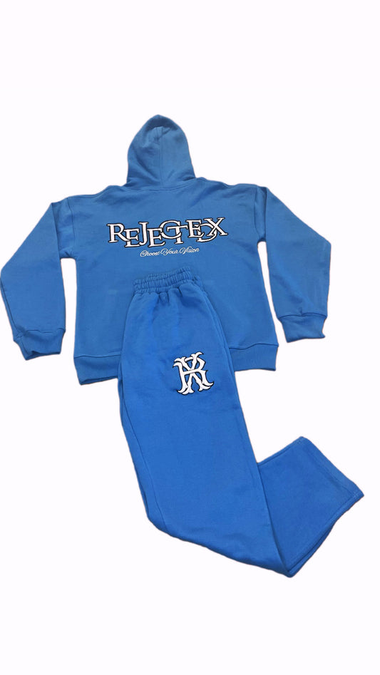 RejectedX Blue UNC Color Track Suit