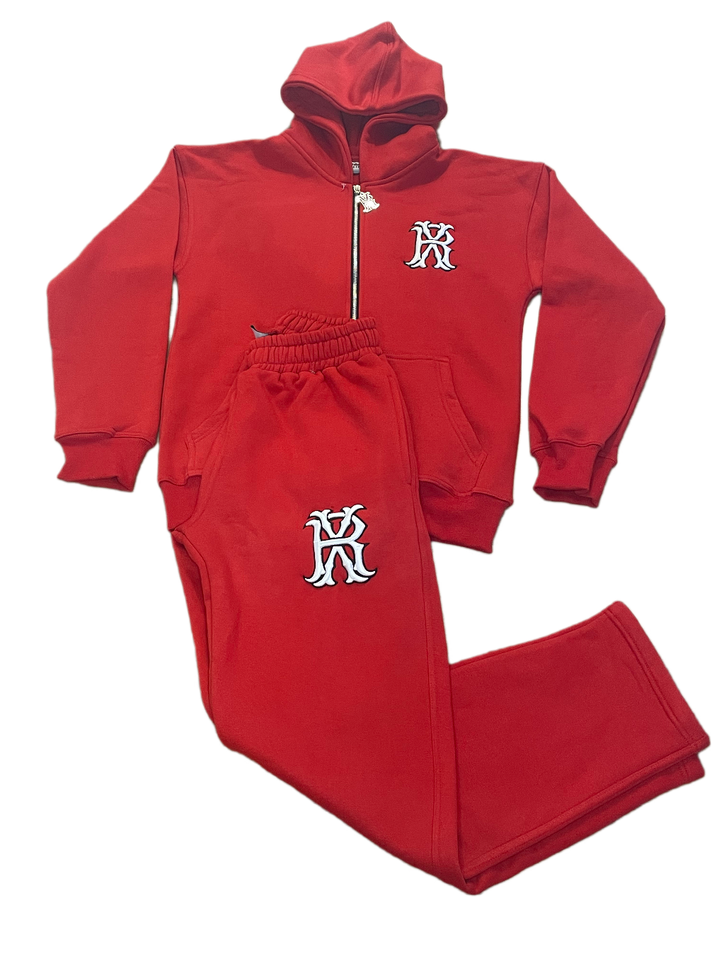 RejectedX Fire Red  Zipper Track Suit